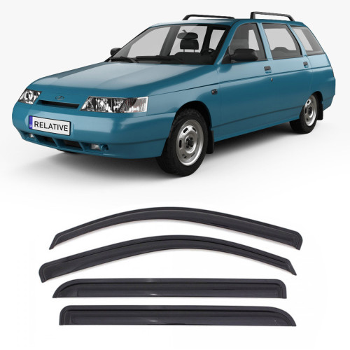 Ветровики ВАЗ 2111 скотч "AV-Tuning"