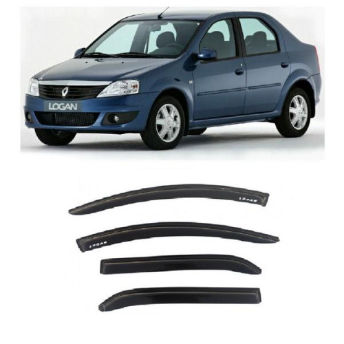 Дефлектори вікон Renault Logan SED 2013- AV-Tuning