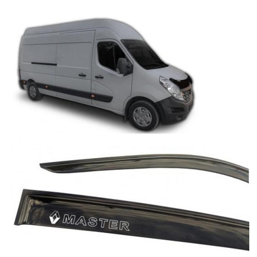 Комплект передніх дефлекторів вікон Renault Master/Movano 1997-2010 AV-Tuning