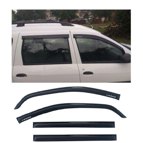 Дефлектори вікон Renault Logan MCV(Combi) 2006-2013 AV-Tuning