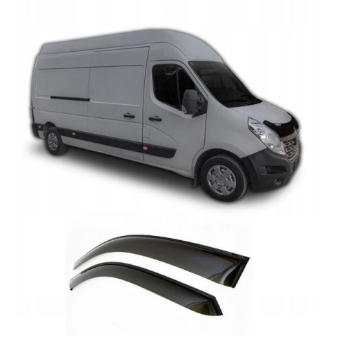 Комплект передніх дефлекторів вікон Renault Master/Movano 2010- VIP 27108