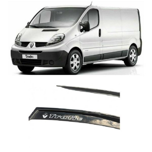 Комплект передніх широких дефлекторів вікон Renault Trafic/Opel Vivaro 2001-2014 Av-Tuning