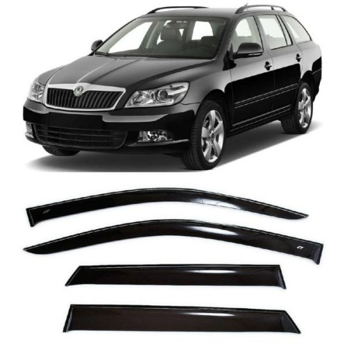 Дефлектори вікон Skoda Octavia COMBI (2) А5 2004-2012 Av-Tuning Вітровики