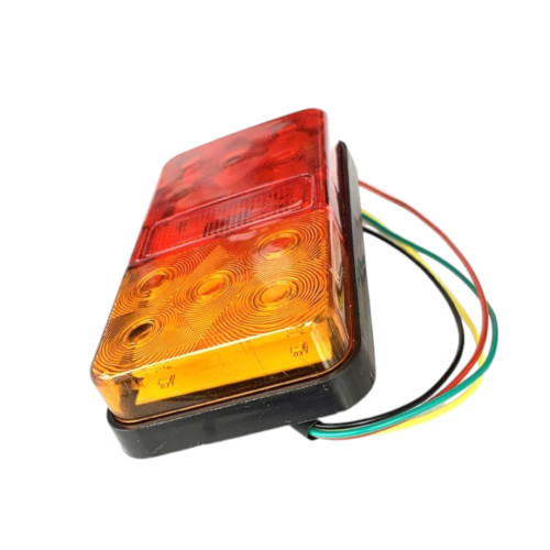 Задній ліхтар Прямокутний 12-24V 15х8см світлодіодний LED-10 (2шт) SQ-009
