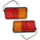 Задній ліхтар Прямокутний 12-24V 14х7см "NZ-427B" LED-12 Корея (2шт) SQ-0017