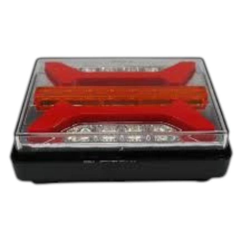 Задній ліхтар Прямокутний 12/24V (115*85*40мм) LED-12 неоновий KIR Е-527 з ПРОВОДОМ (1шт/уп) Задній ліхтар Прямокутний 12/24V (115*85*40мм) LED-12 неоновий KIR Е-527 з ПРОВОДОМ (1шт/уп)