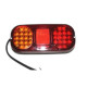Задній ліхтар Прямокутний 12V 19,5х8,5см "CERAY" 838113 світлодіодний LED-32 (2шт) Е-412