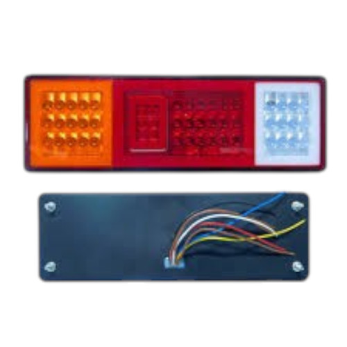 Універсальний задній ліхтар Прямокутний 32,8х10,8см 24V LED 33 Корея (2шт) WD-0048 Універсальний задній ліхтар Прямокутний 32,8х10,8см 24V LED 33 Корея (2шт) WD-0048