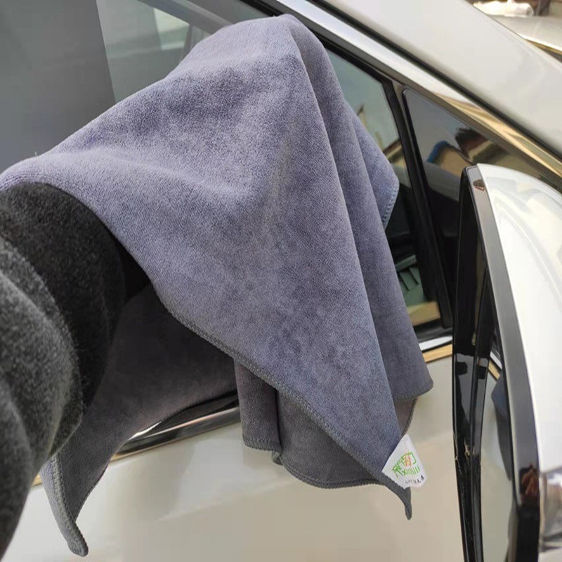 Серветка професійна мікрофібра 30х40 Detailing Ultra-soft  "JYM" Сіра-М`яка