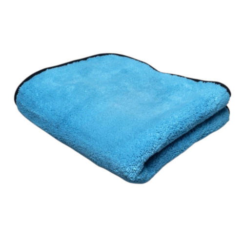 Рушник для сушіння авто 40х60 (1200g/m2) "JYM" Сіра/Блакитна