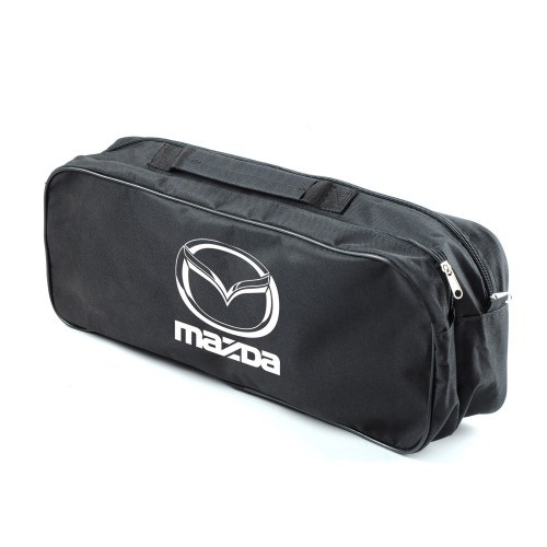 Сумка в багажник авто MAZDA чорна  (52,6х18,6х13,2)  2 відділи "Beltex" (на липучках)