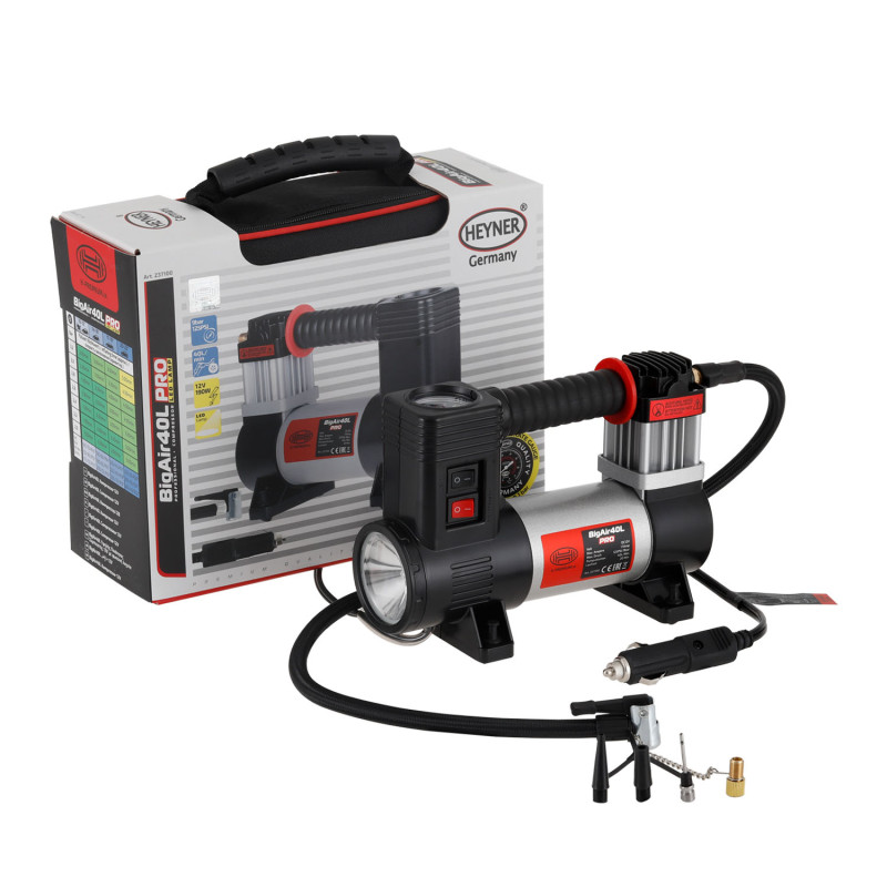 Автомобільний компресор Heyner 237 100 (12v/40л/190Вт) 
