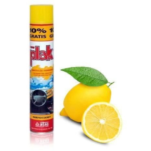 Полироль торпеды спрей  750ml  "Plak" Лимон   (24шт/ящ)
