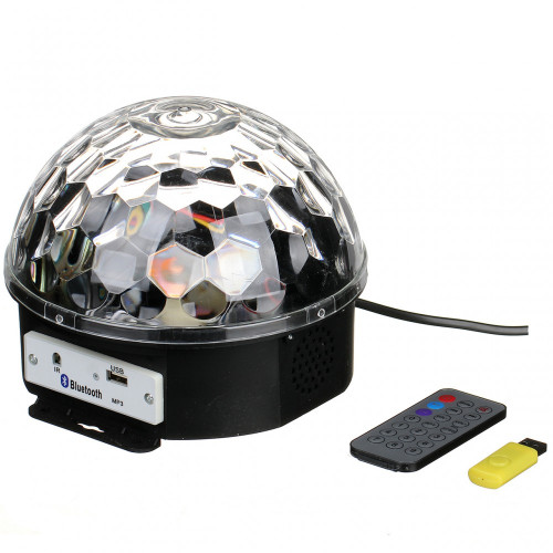 Проэктор Magic Ball Light c Bluetooth,USB,2-я динамиками,флешкой,пультом AT-77BT