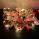 Гирлянда Штора "Дед Мороз" 3,0м*200Led (10 шариков) проволока, RGB (CL56M)