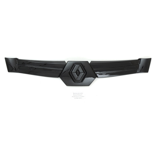 Зимова накладка на Renault Kangoo 06-07 Решітка 3 спицы "FLY" Глянець