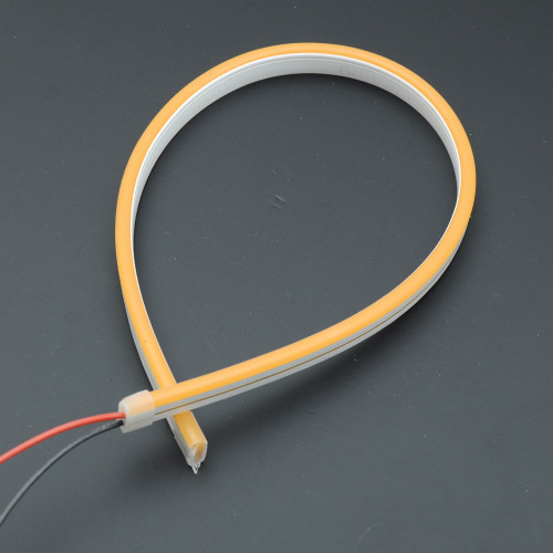 Лента - Силикон  LED Neon - 12v 25см оранжевая гибкая (боковое свечение/шир.12мм/выс. 6мм)