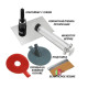 Набір для ремонту лобового скла 3ml Windshield Repair KIT FH032-1