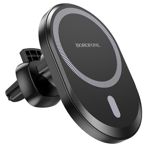 Автотримач з бездротовою зарядкою BOROFONE BH71 iPhone 12, 13, 14 та вище (MagSafe)