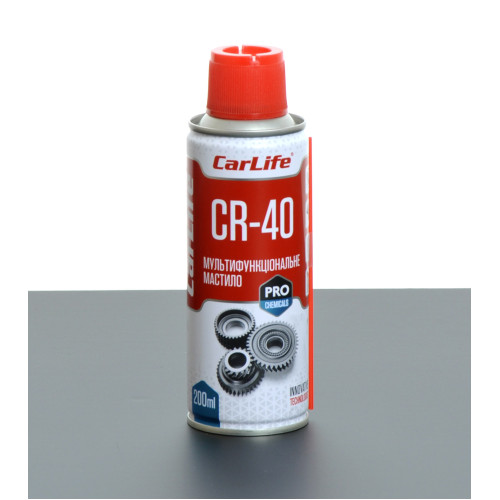 Мастило багатоцільове спрей 200ml "CarLife" CR-40 Універсальне