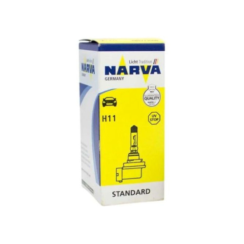 Лампа 12V_H11 55W Standart "Narva" (1шт) (PGJ19-2) (48072)