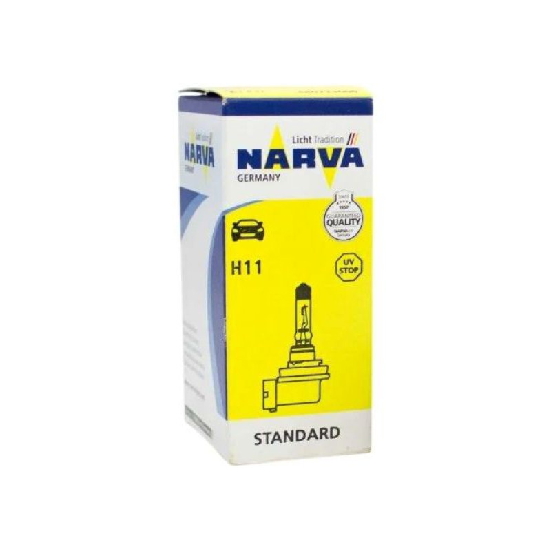 Лампа 12V_H11 55W Standart "Narva" (1шт) (PGJ19-2) (48072)