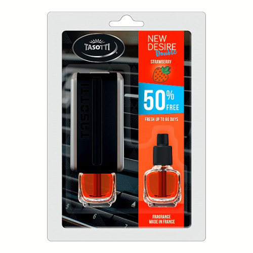 Освіжувач рідкий на обдув 8ml - "Tasotti" - New Desire Double - Strawberry з запаскою(12шт/уп Освіжувач рідкий на обдув 8ml - "Tasotti" - New Desire Double - Strawberry з запаскою(12шт/уп