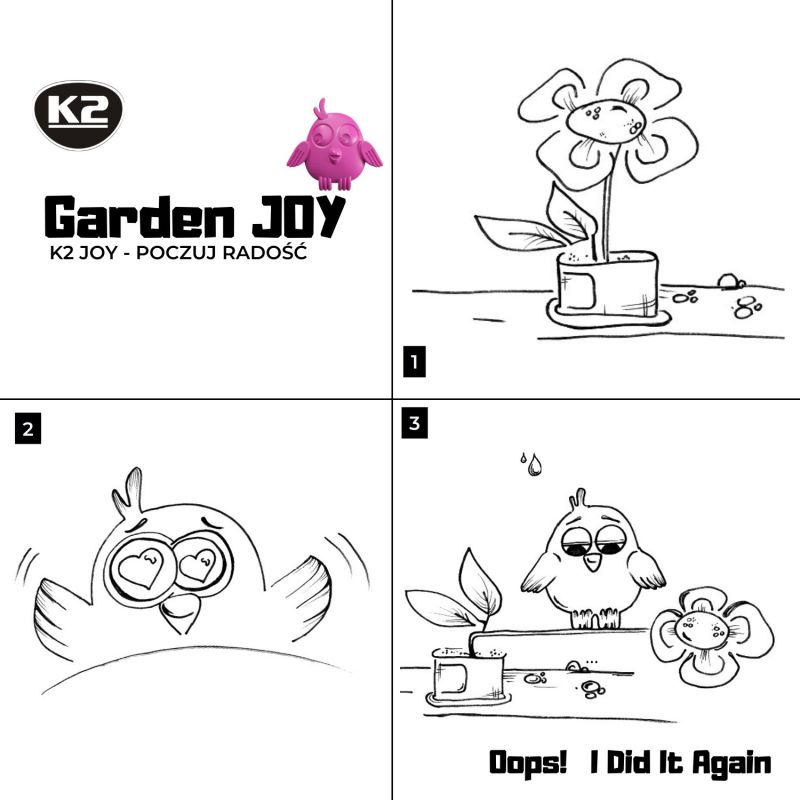 Освіжувач силікон на обдув 14г - "K2" - Joy - Garden (Сад) (V892) (K20623) Освіжувач силікон на обдув 14г - "K2" - Joy - Garden (Сад) (V892) (K20623)