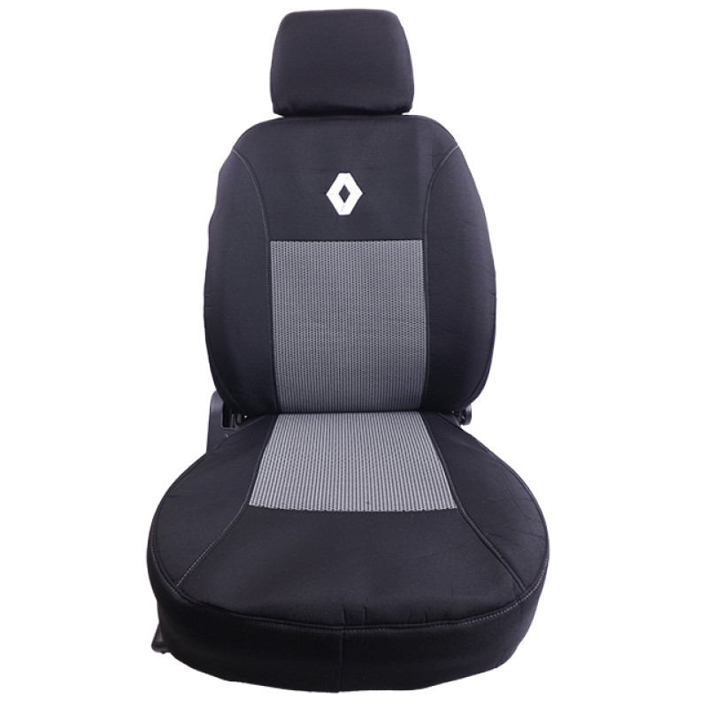 Чохли мод.Renault Kangoo II 2008-2013 (1+1) Сірі "АвтоСвіт" 2 підгол-ка Чохли мод.Renault Kangoo II 2008-2013 (1+1) Сірі "АвтоСвіт" 2 підгол-ка