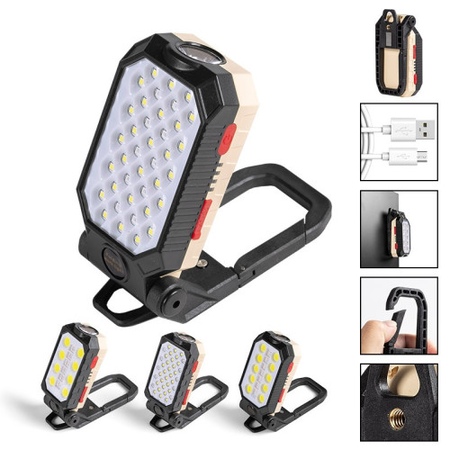 Ліхтар кемпінг X-Balong W599B T6+SMD 2835 4 Режима (Police) 12,5х6х4,2 см 4400mAh 1500Lm
