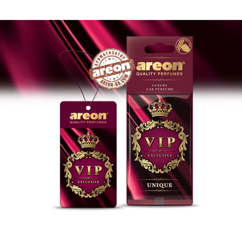 Освіжувач сухий лист - "Areon" - VIP - Unique (Унікальний) 