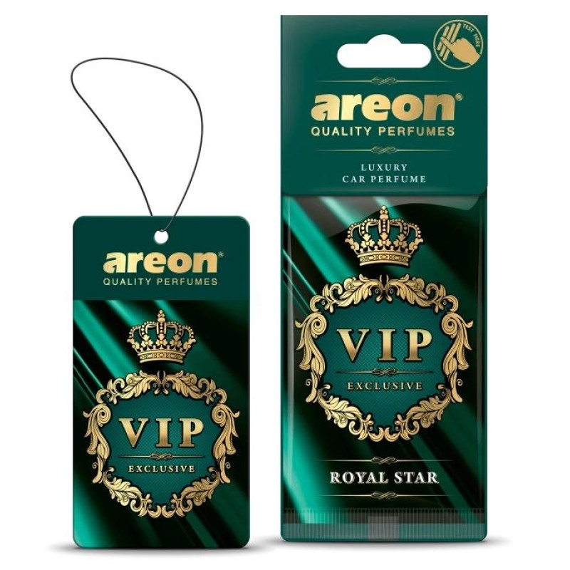 Освіжувач сухий лист - "Areon" - VIP - Royal Star (Королівська зірка) 