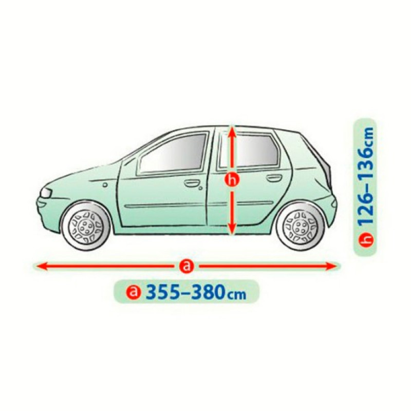 Тент Хетчбек 380х148x136 см (M1) Mobile Garage, Hatchback "KEGEL" "5-4101-248-3020" (мішок)