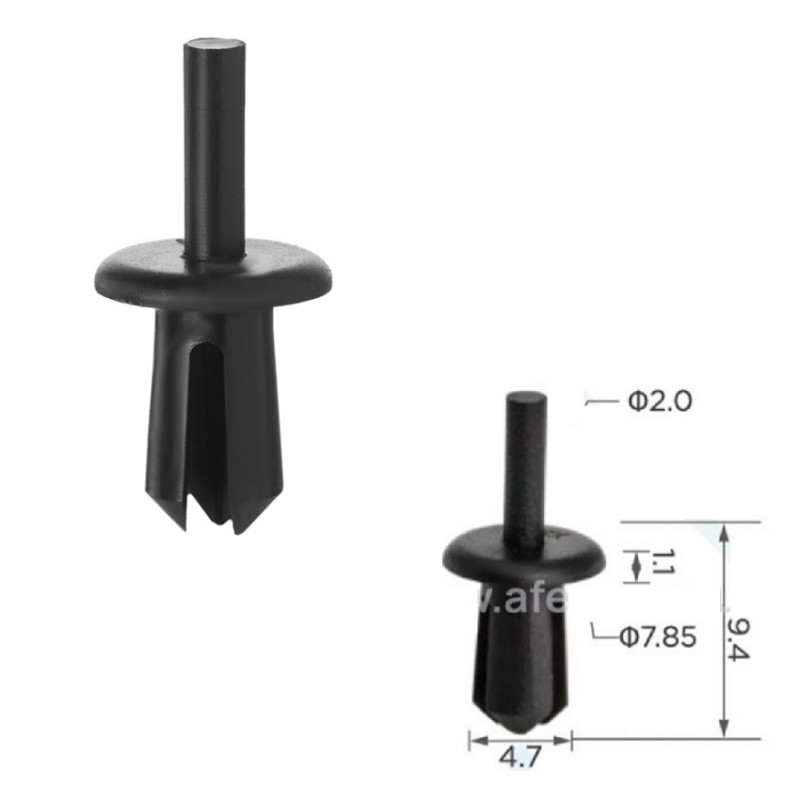 Фіксатор C3967 натискна/розпірна Peugeot Citroen Renault Mercedes 697224 9023G0 7703072224 (уп.100) Фіксатор C3967 натискна/розпірна Peugeot Citroen Renault Mercedes 697224 9023G0 7703072224 (уп.100)