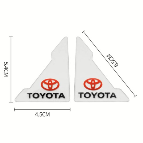Плівка захисна для дверних КУТІВ Toyota силіконова прозора (4шт)