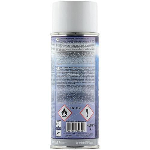 Грунт по пластику  прозоро-срібний 400ml "APP" Kunststoff Primer 020905