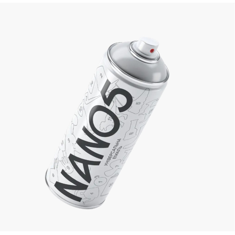 Фарба сіра 400ml "Nano5" N07046 (12шт/уп) Фарба сіра 400ml "Nano5" N07046 (12шт/уп)