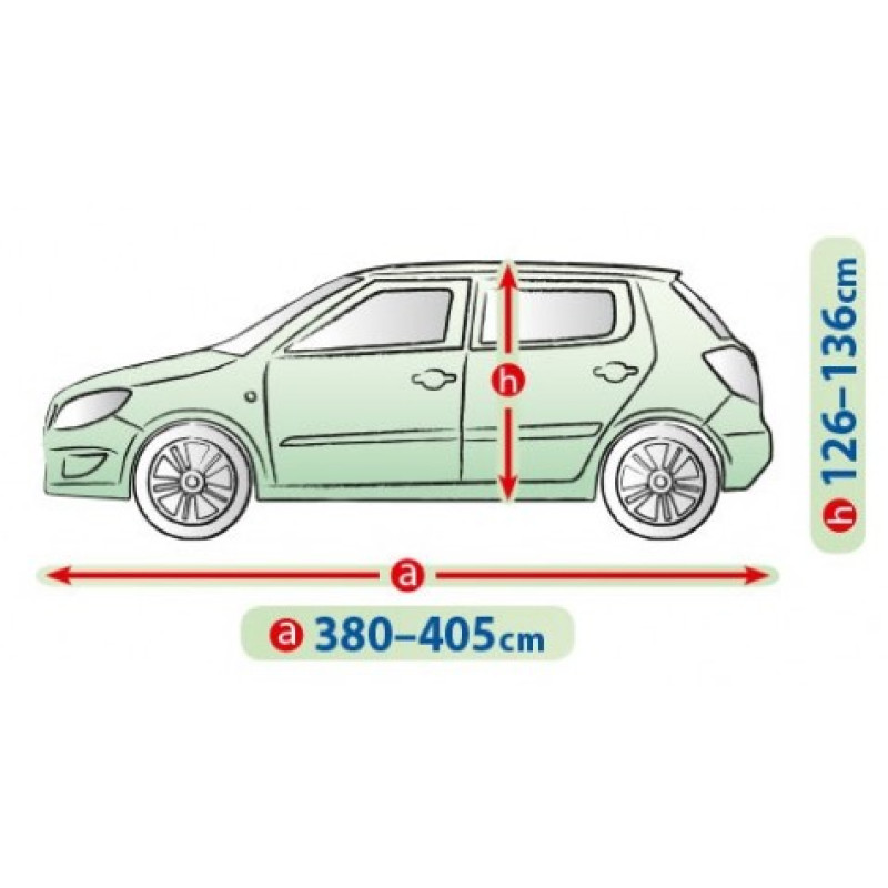 Тент Хетчбек 405х148x136 см (M2) Mobile Garage, Hatchback "KEGEL" "5-4102-248-3020"