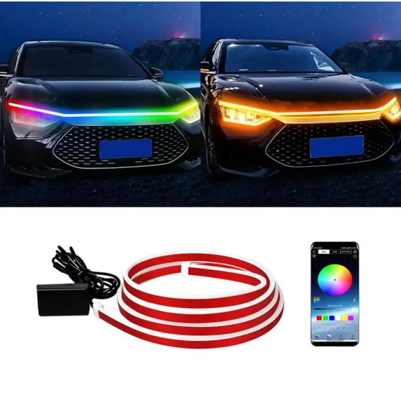 Підсвічування під капот RGB 150см 12-24V Bluetooth