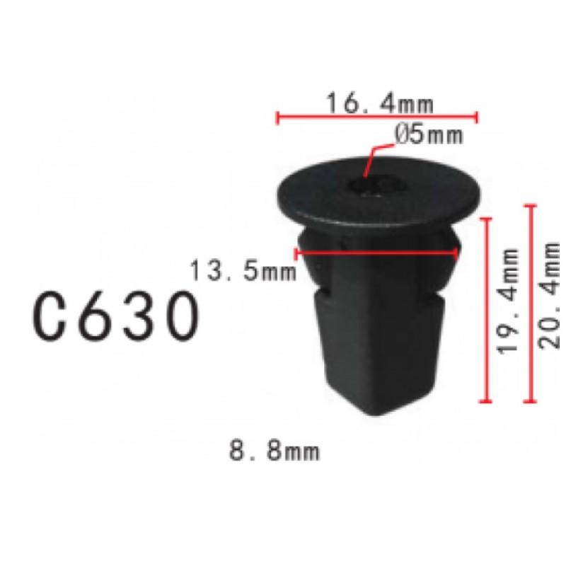 Кліпси C0630 під саморіз GM 94854203 Toyota 90189-06028 90189-06188 90189-06212 ( уп. 100 шт.) Кліпси C0630 під саморіз GM 94854203 Toyota 90189-06028 90189-06188 90189-06212 ( уп. 100 шт.)