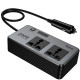 Перетворювач 24V-12V Hoco Z66 PD66W+QC3.0 (2USB/1Type-C/2xSocket/12V/AC200W)