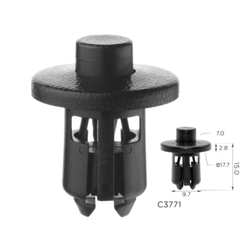 Фіксатор C3771 натискна/розпірна TOYOTA, LEXUS (9046710170C0) ( уп. 100 шт.) Фіксатор C3771 натискна/розпірна TOYOTA, LEXUS (9046710170C0) ( уп. 100 шт.)