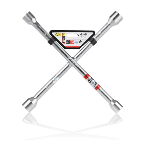 Ключ балонний хрест посилений 17*19*22мм*13/16" Хром-Ванадій (X-Wheel/Wrench PRO) "Heyner" 420000