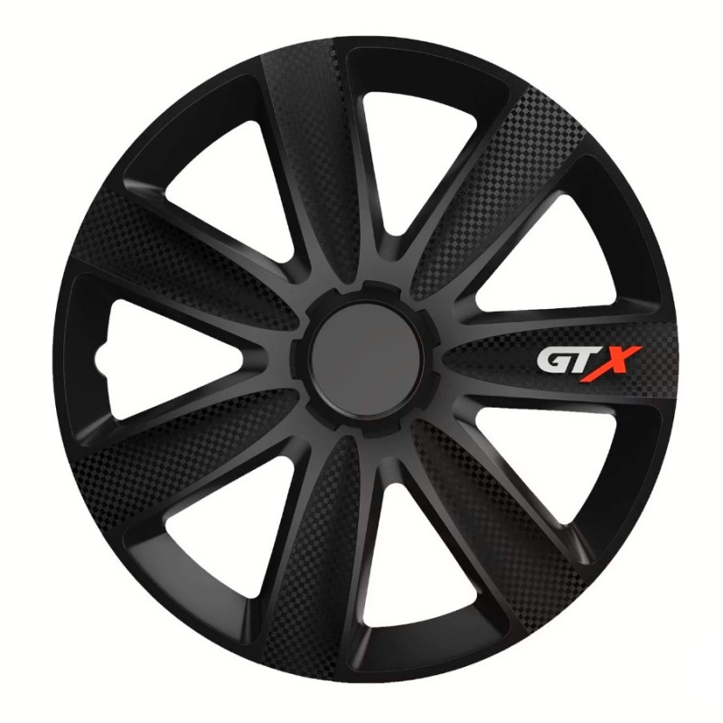 Ковпаки  Elegant "GTX  carbon BLACK " 15"  (4 шт./уп)