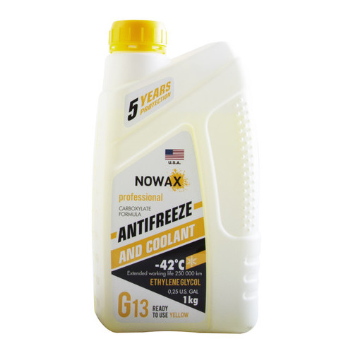 Антифриз  1kg Желтый -42°С  G13  NX01012 "Nowax"  (15шт/ящ)