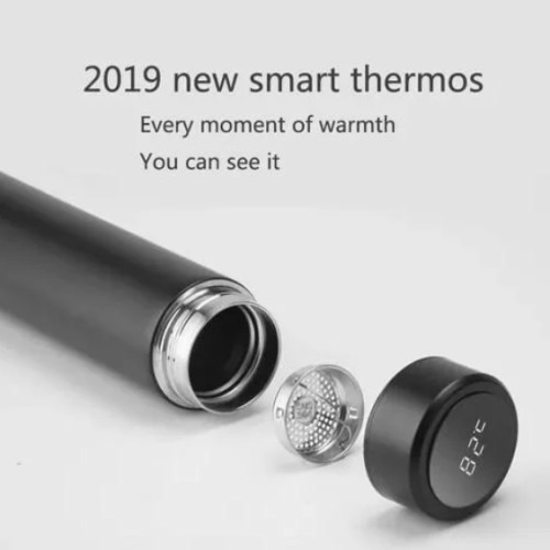 Термос  500ml з індикатором температури Мікс сітка, що фільтрує