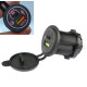 Гніздо під 1 USB+1 Type-C(QC 3.0+PD) DC 12-24V/5V підсвічування з різьбою A93R з дротом Гніздо під 1 USB+1 Type-C(QC 3.0+PD) DC 12-24V/5V підсвічування з різьбою A93R з дротом
