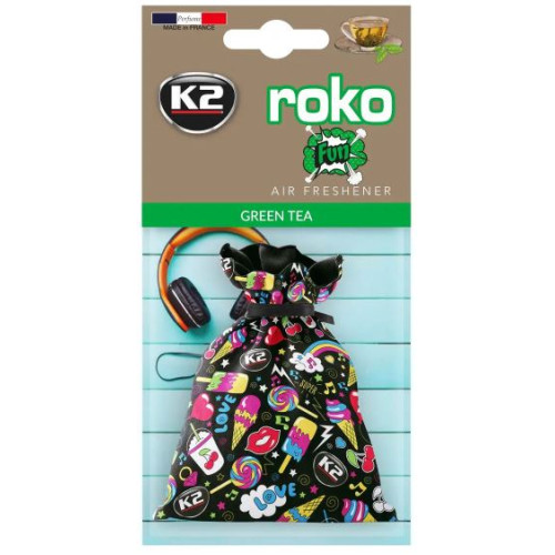 Освіжувач силікон  гранули 25gr - "K2" - Vinci Roko Fun - Green Tea (Зелений чай) V822F