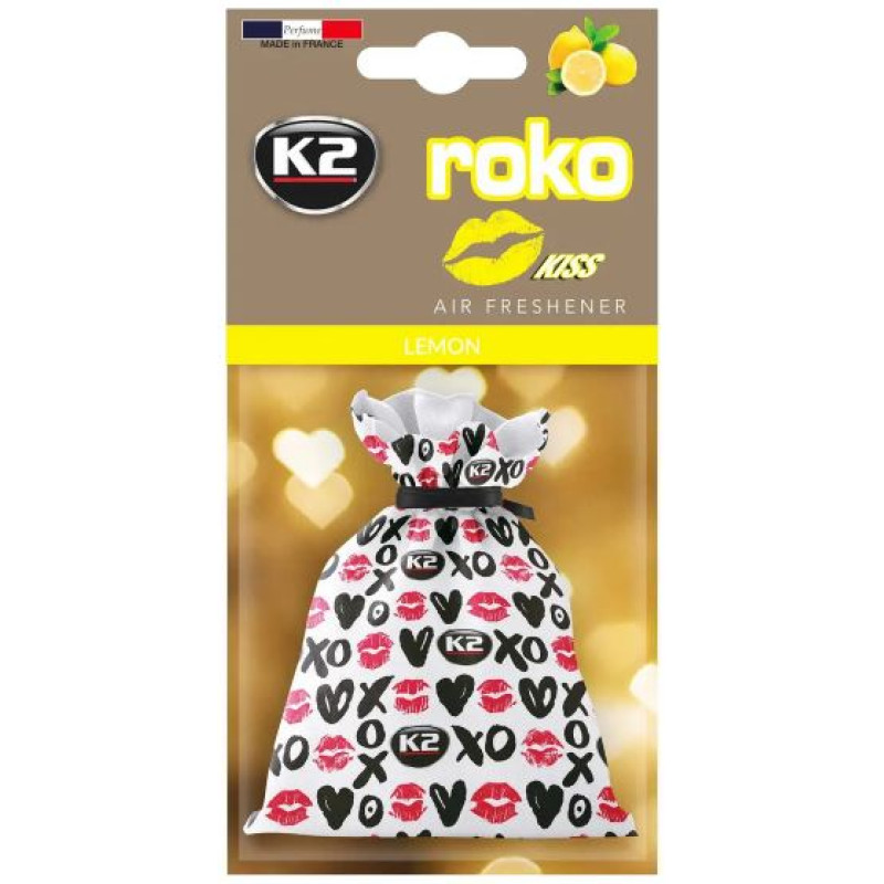 Освіжувач силікон гранули 25gr - "K2" - Vinci Roko Kiss - Lemon (Лимон) V825K Освіжувач силікон гранули 25gr - "K2" - Vinci Roko Kiss - Lemon (Лимон) V825K