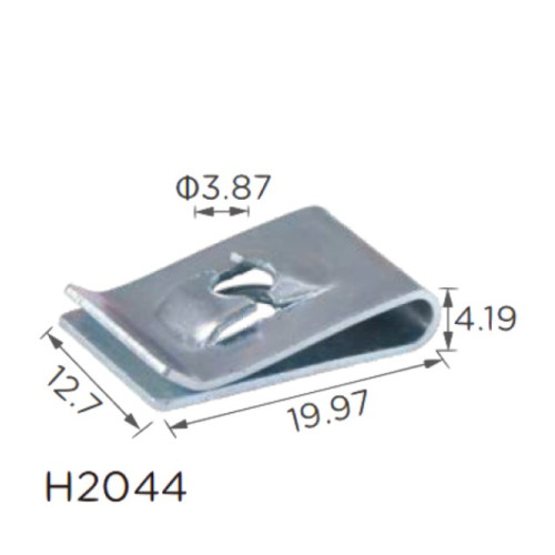 Скоба H2044 під гвинт L-20x12,7 D=4 FORD ( уп. 100 шт.)